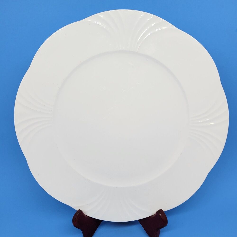 Villeroy And Boch Mettlach ARCO WEISS 11 7/8" Service Charger Plate GUC